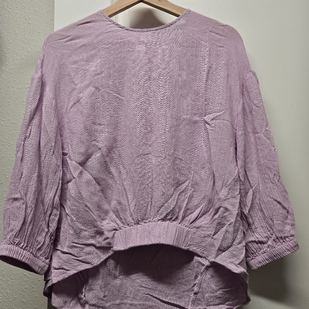 Zara Lilac Blouse